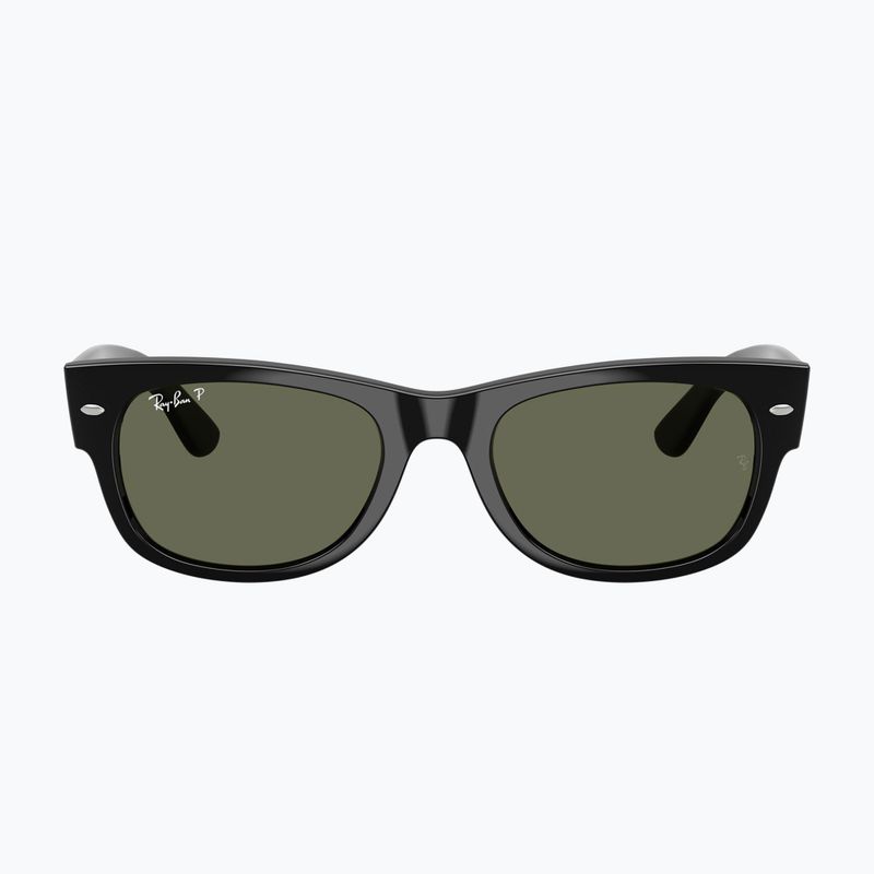 Ochelari de soare Ray-Ban Mega Wayfarer II black/green 2
