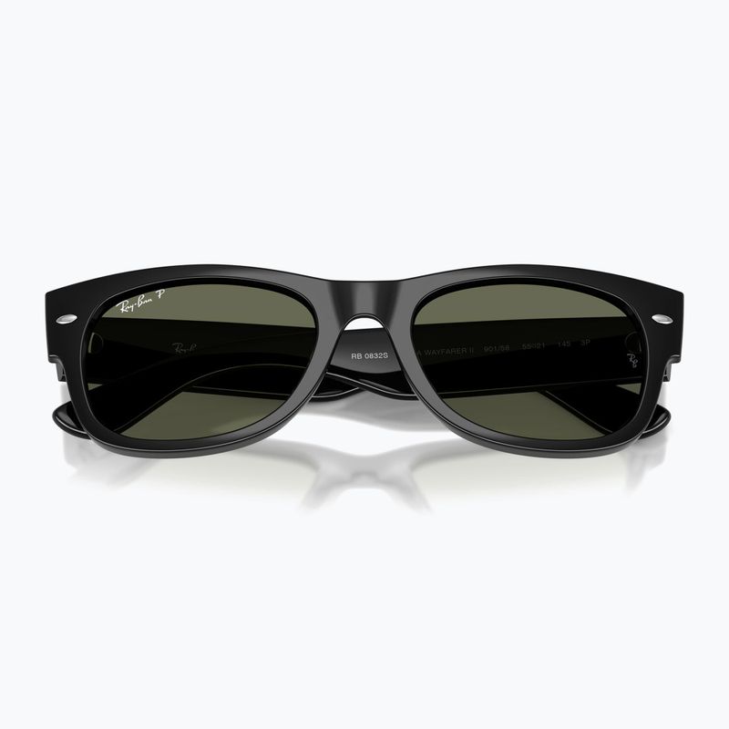 Ochelari de soare Ray-Ban Mega Wayfarer II black/green 3