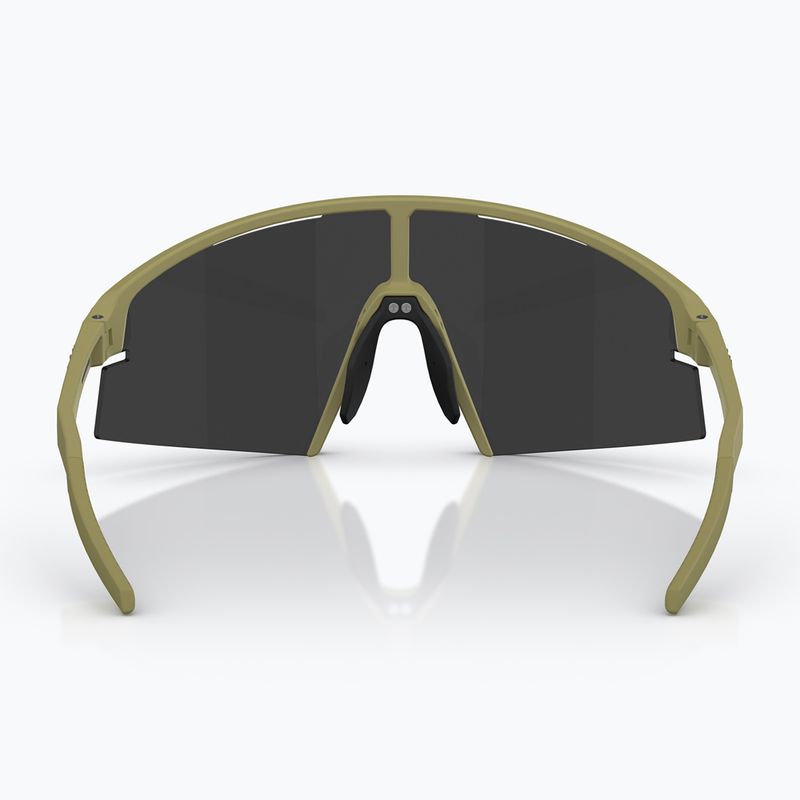 Ochelari de soare Bliz P006 matte amber green/smoke silver mirror 4