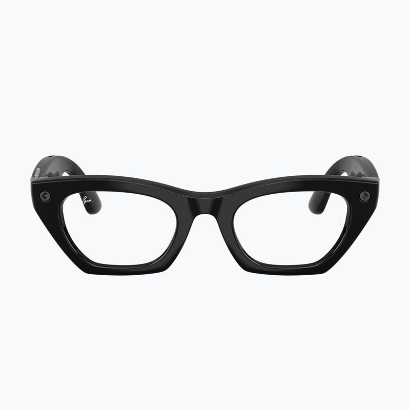 Ochelari cu cameră Ray-Ban Meta Zena shiny black/clear 2