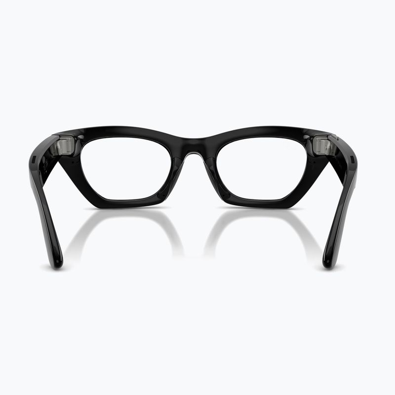 Ochelari cu cameră Ray-Ban Meta Zena shiny black/clear 4