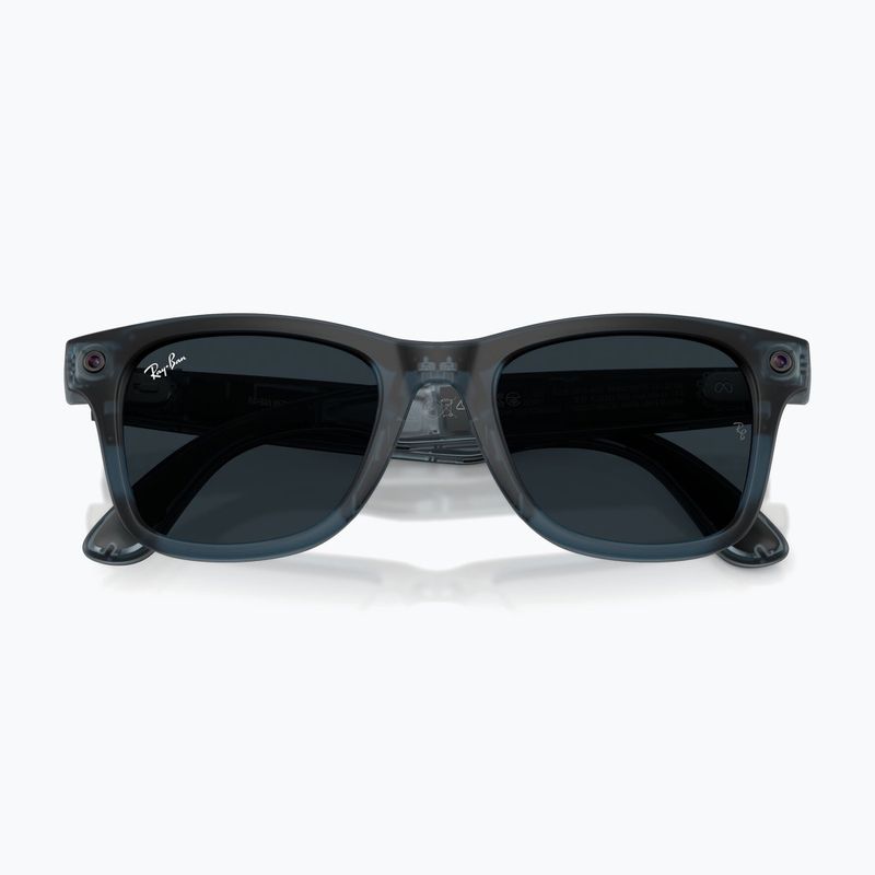 Ochelari cu cameră Ray-Ban Meta Wayfarer tp.mt.ocean/trs grey 9