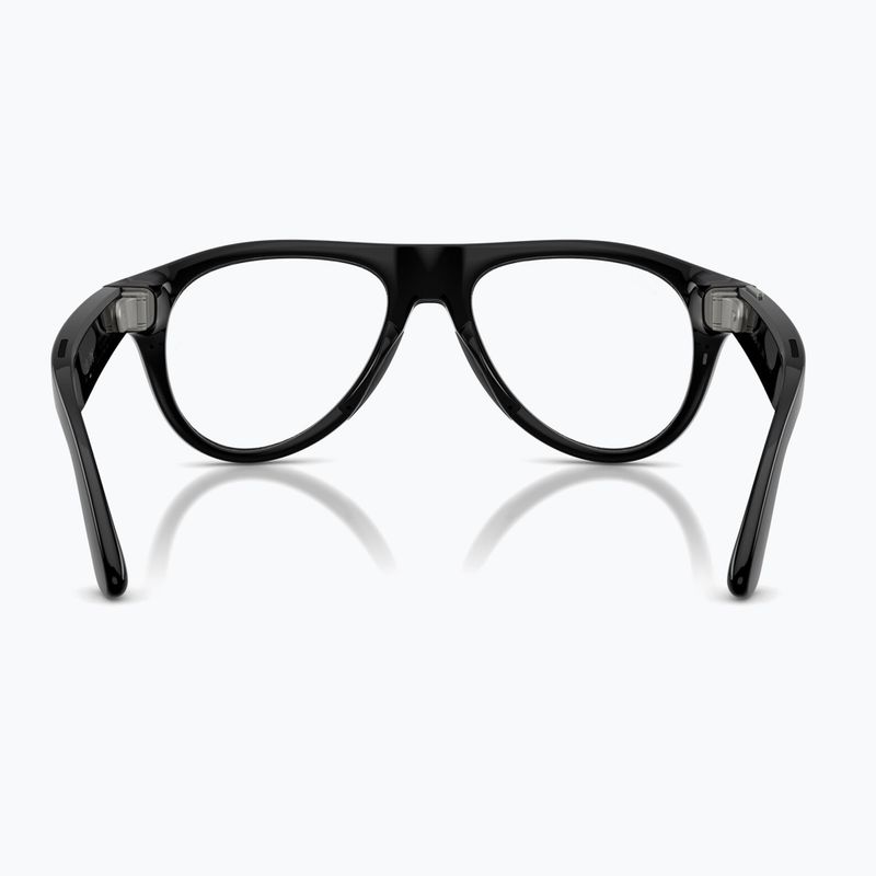 Ochelari cu cameră Ray-Ban Meta Aviator shiny black/trs g. green 3