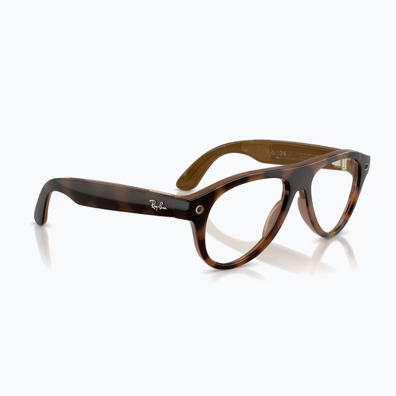 Ochelari cu cameră Ray-Ban Meta Aviator havana/trs brown 4