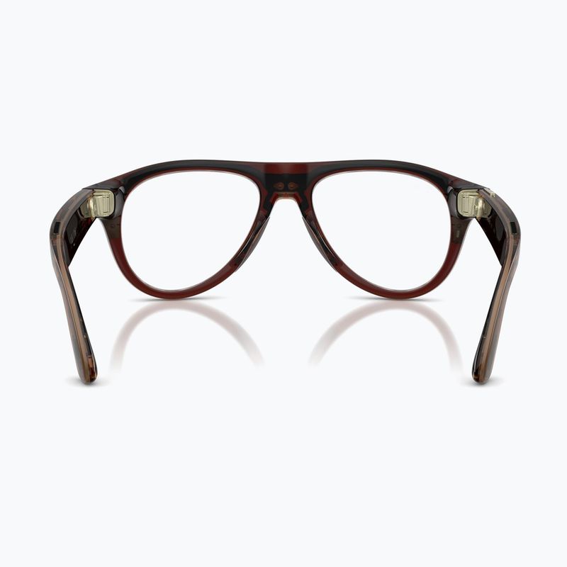 Ochelari cu cameră Ray-Ban Meta Aviator transp. umber/trs jade 3