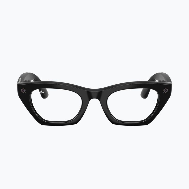Ochelari cu cameră Ray-Ban Meta Zena shiny black/trs g. green 2