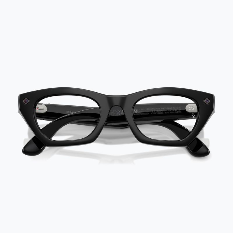 Ochelari cu cameră Ray-Ban Meta Zena shiny black/trs g. green 3