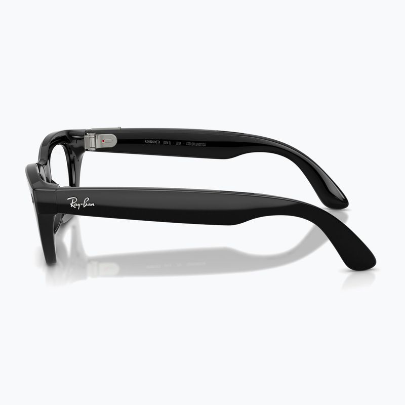 Ochelari cu cameră Ray-Ban Meta Zena shiny black/trs g. green 5