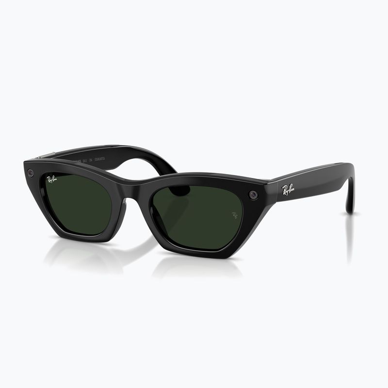 Ochelari cu cameră Ray-Ban Meta Zena shiny black/trs g. green 6