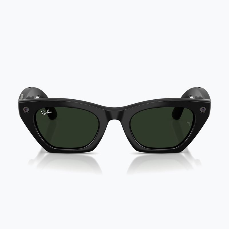 Ochelari cu cameră Ray-Ban Meta Zena shiny black/trs g. green 7