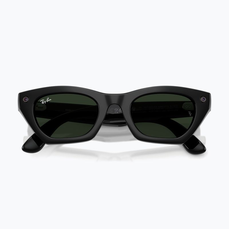 Ochelari cu cameră Ray-Ban Meta Zena shiny black/trs g. green 8