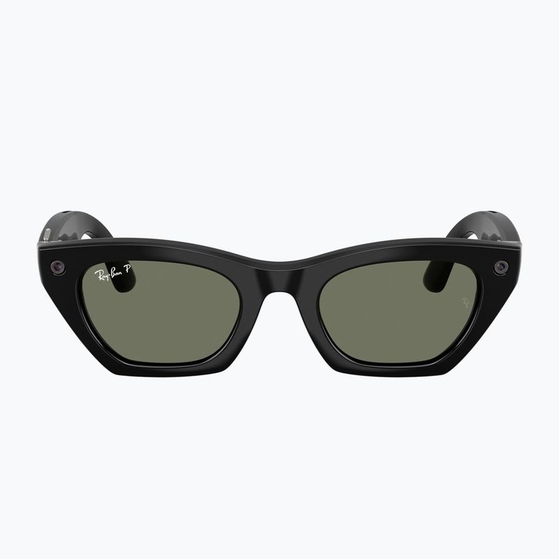 Ochelari cu cameră Ray-Ban Meta Zena shiny black/g15 green polar 2