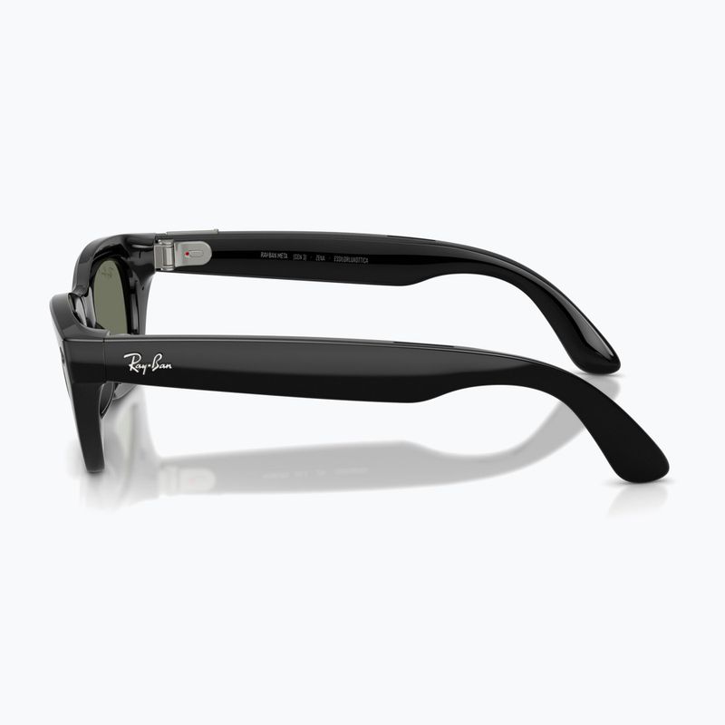 Ochelari cu cameră Ray-Ban Meta Zena shiny black/g15 green polar 5