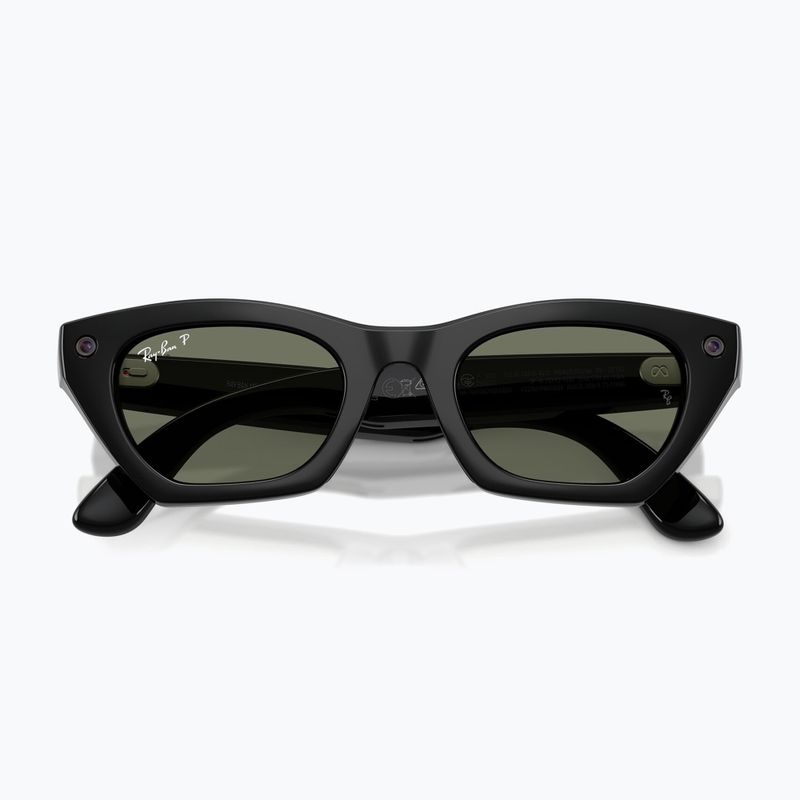Ochelari cu cameră Ray-Ban Meta Zena shiny black/g15 green polar 6