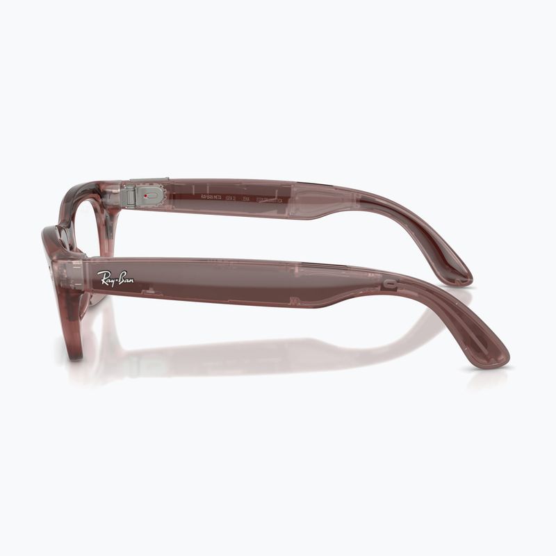 Ochelari cu cameră Ray-Ban Meta Zena milky pink blush/trs grey 6
