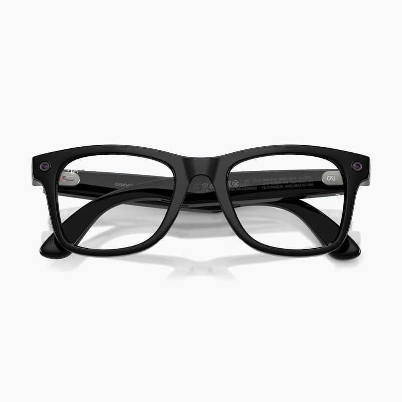 Ochelari cu cameră Ray-Ban Meta Wayfarer shiny black/trs grey 3