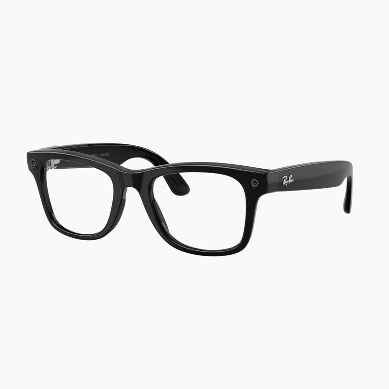 Ochelari cu cameră Ray-Ban Meta Wayfarer shiny black/trs grey 4