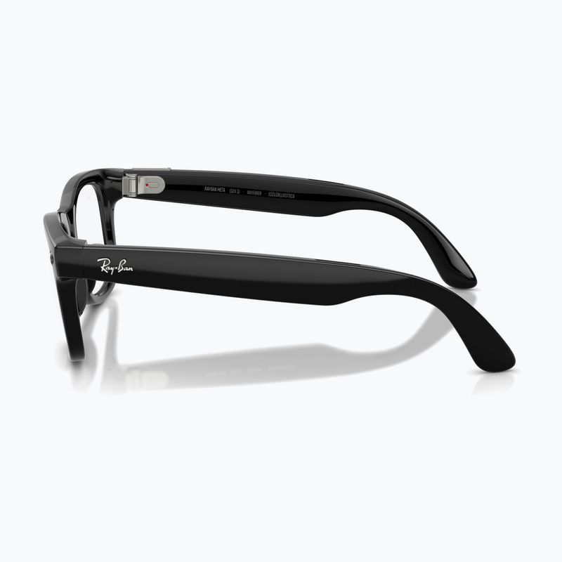 Ochelari cu cameră Ray-Ban Meta Wayfarer shiny black/trs grey 6