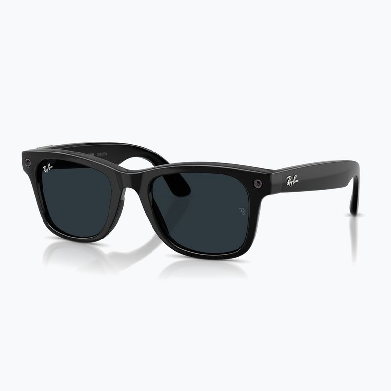 Ochelari cu cameră Ray-Ban Meta Wayfarer shiny black/trs grey 7