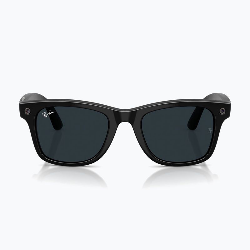 Ochelari cu cameră Ray-Ban Meta Wayfarer shiny black/trs grey 8