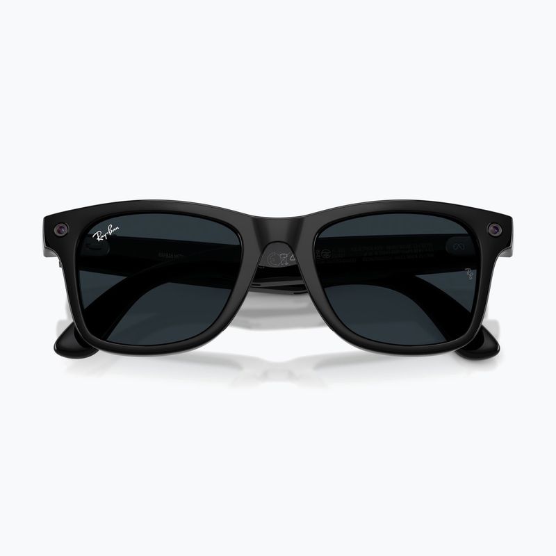 Ochelari cu cameră Ray-Ban Meta Wayfarer shiny black/trs grey 9