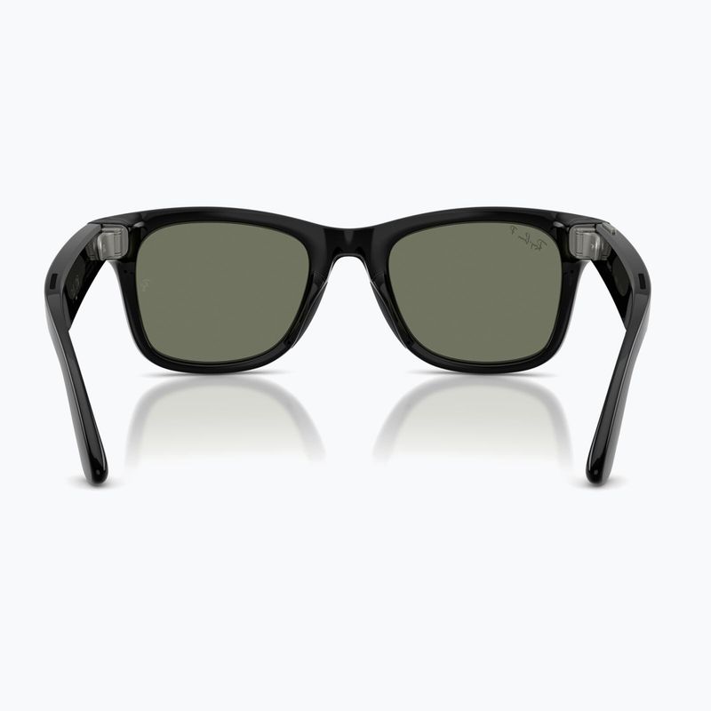Ochelari cu cameră Ray-Ban Meta Wayfarer shiny black/g15 green polar 3