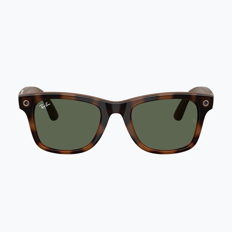Ochelari cu cameră Ray-Ban Meta Wayfarer havana/g15 green 2