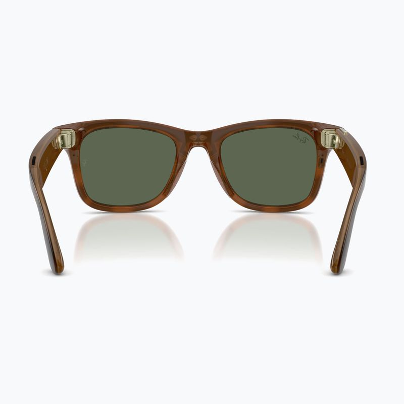 Ochelari cu cameră Ray-Ban Meta Wayfarer havana/g15 green 3