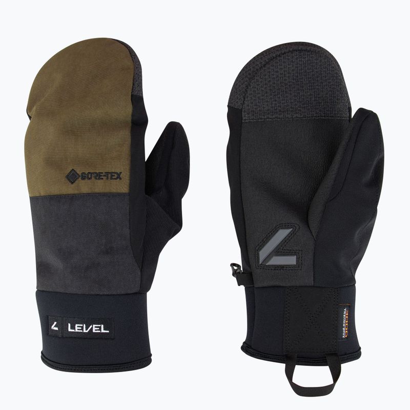 Mănuși de schi pentru bărbați Level Matrix Mitt Gore-Tex olive green