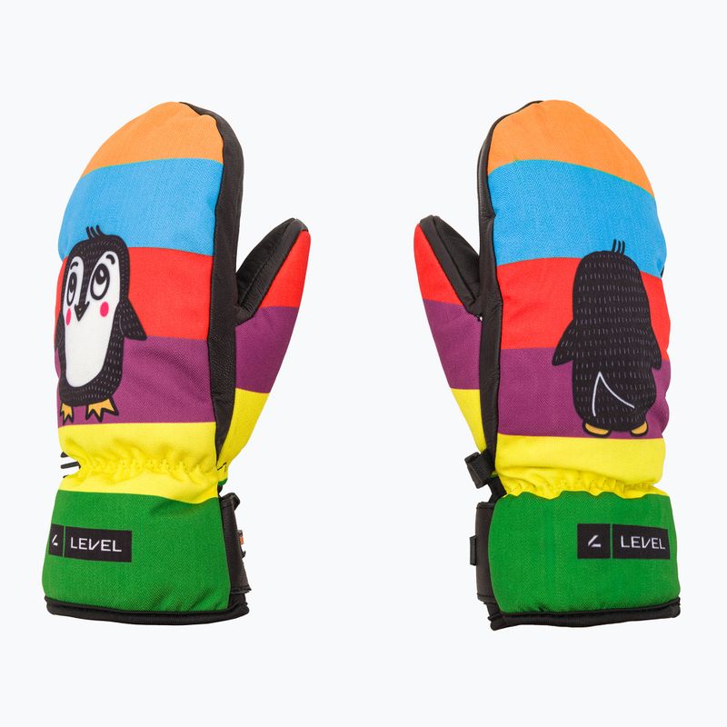 Level Vertigo Mitt Teen pk mănușă de schi pentru copii rainbow 3