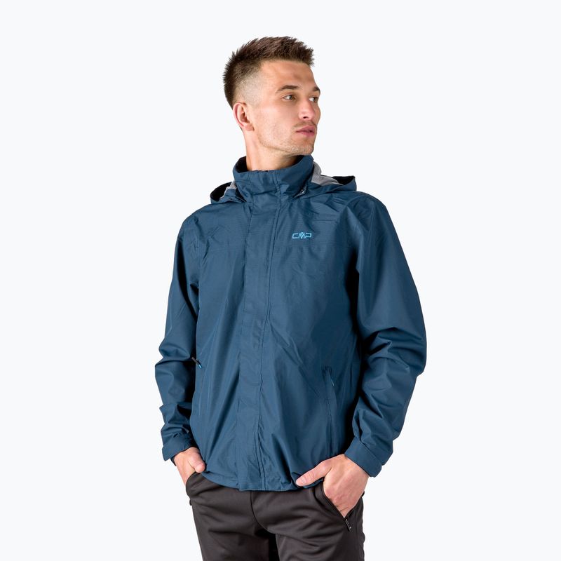 Jachetă de ploaie pentru bărbați CMP Snaps M919 albastru 39X7367/M919/48