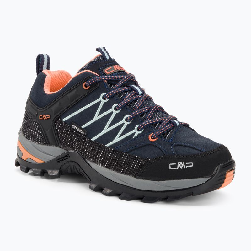 Încălțăminte de trekking pentru femei CMP Rigel Low blue/giada/peach