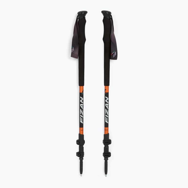 Fizan Elbrus trekking poles negru-roșu S20 7507 5