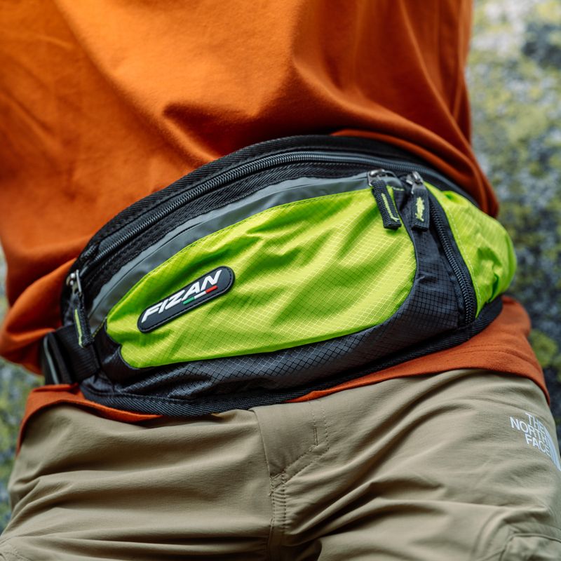 Fizan Waist Bag verde/negru 205/20G rinichi sac verde/negru 7