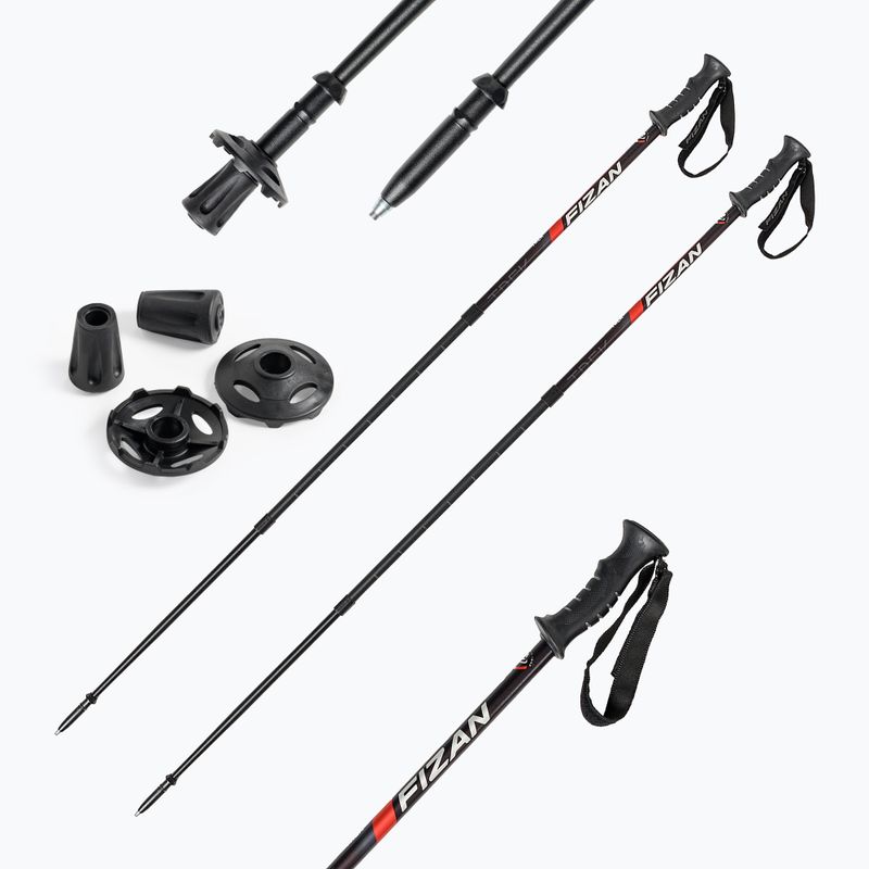 Fizan Trek trekking poles roșu S22 7513 4