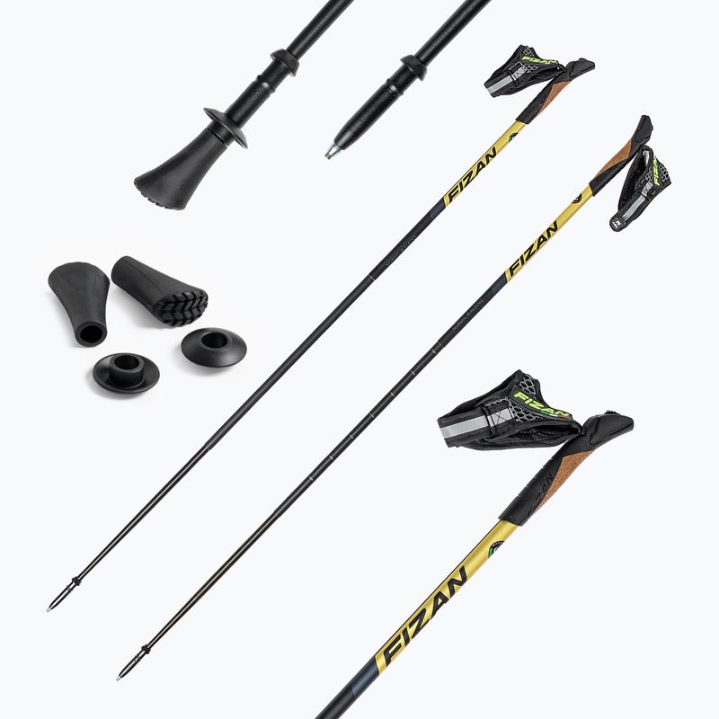 Fizan Lite, bețe de nordic walking galben S22 7108 4