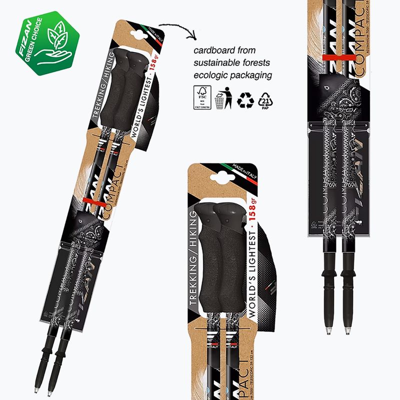 Bețe de trekking  Fizan Compact MS black 3