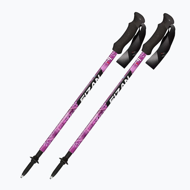 Bețe de trekking  Fizan Compact MS magenta
