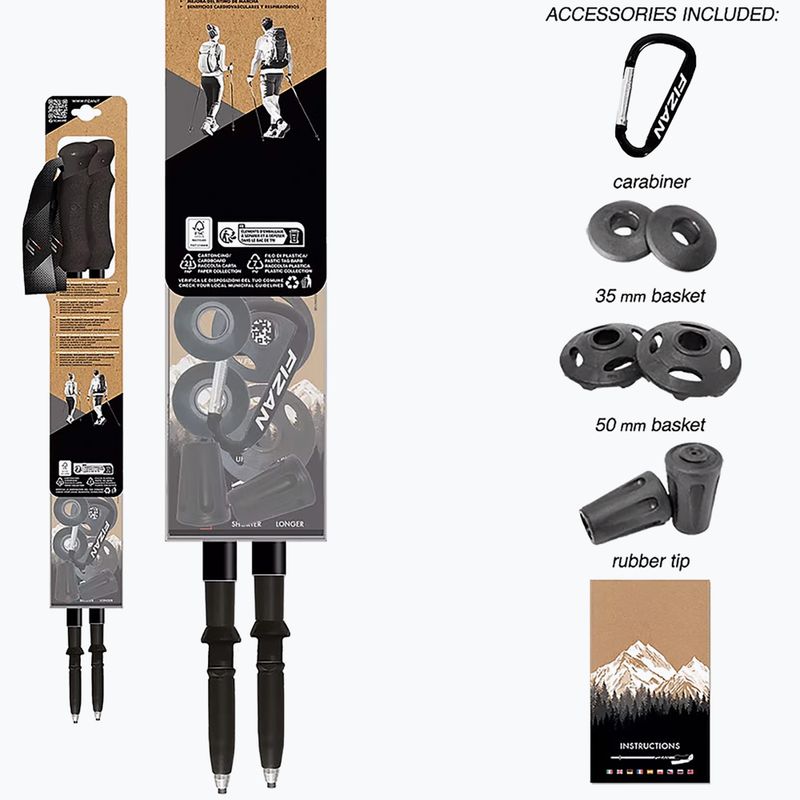 Bețe de trekking  Fizan Compact beige 4