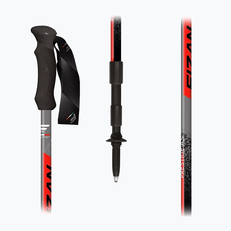 Bețe de trekking  Fizan Prestige A/S red 2