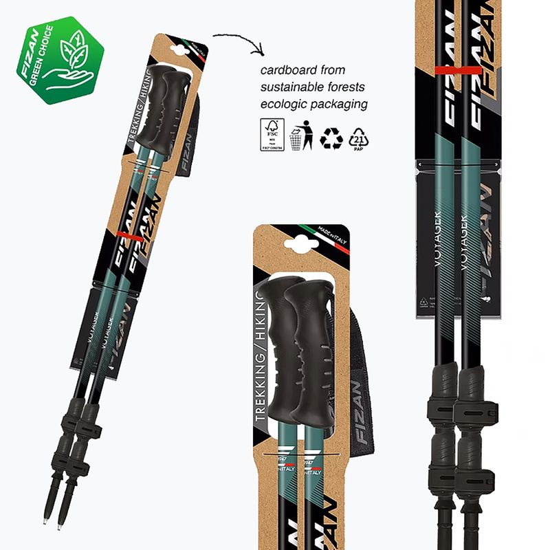 Bețe de trekking  Fizan Voyager petrol 3