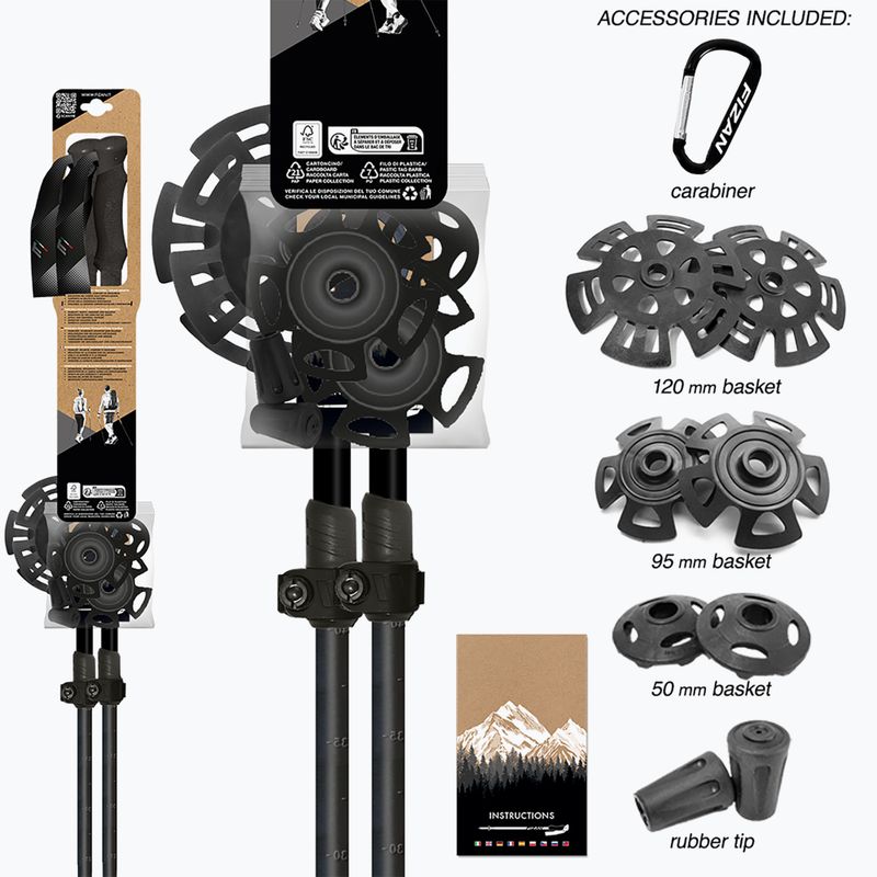 Bețe de trekking Fizan Aria beige 10