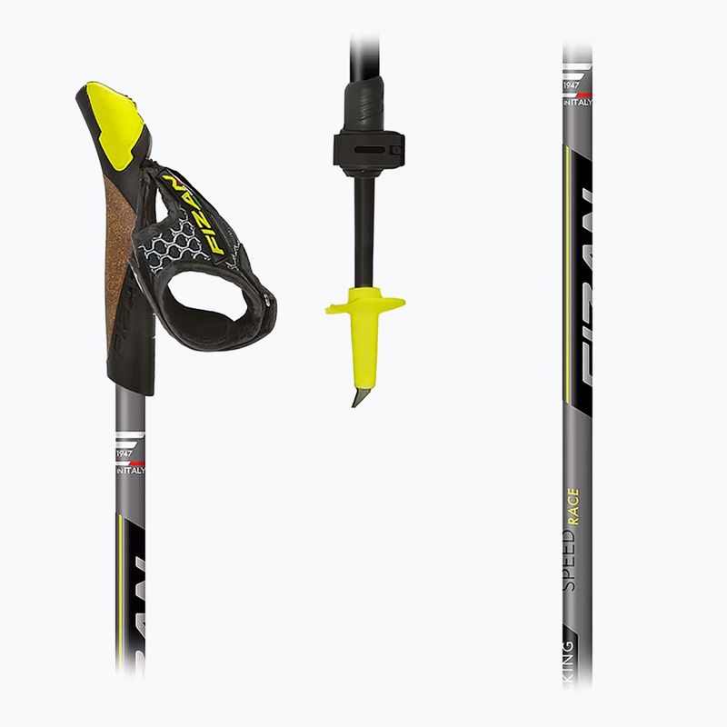 Bețe de nordic walking Fizan Speed Race grey 2