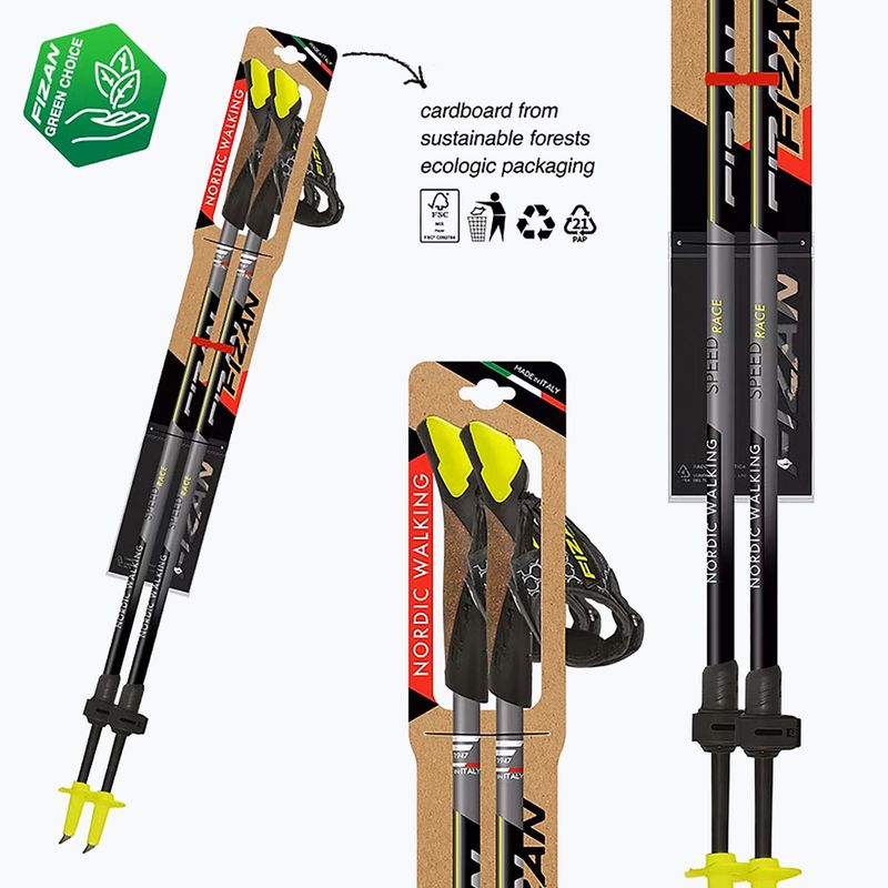Bețe de nordic walking Fizan Speed Race grey 3