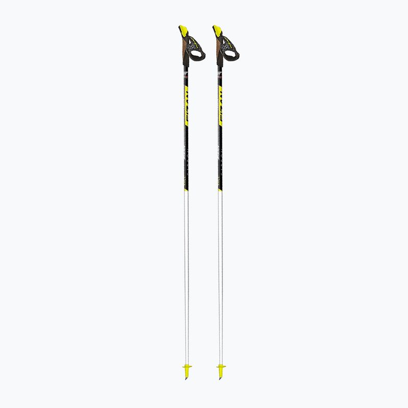 Bețe de nordic walking Fizan Carbon Race yellow