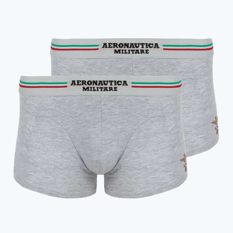Boxeri Aeronautica Militare AM1UBX001 Trunk 2 perechi grey