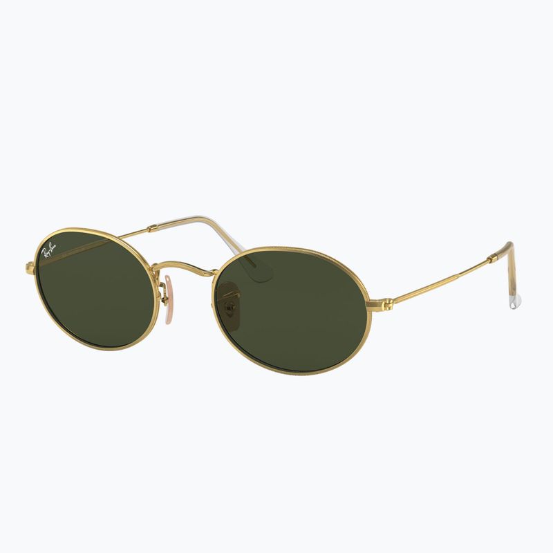 Ochelari de soare Ray-Ban Oval arista gold/green g-15 4