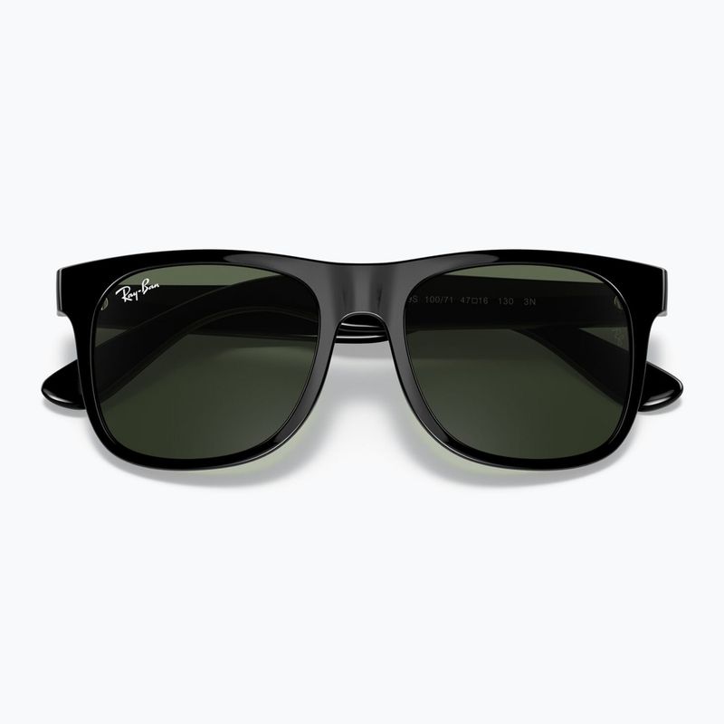 Ochelari de soare pentru copii Ray-Ban Justin black/dark green 3
