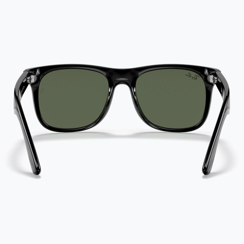 Ochelari de soare pentru copii Ray-Ban Justin black/dark green 5