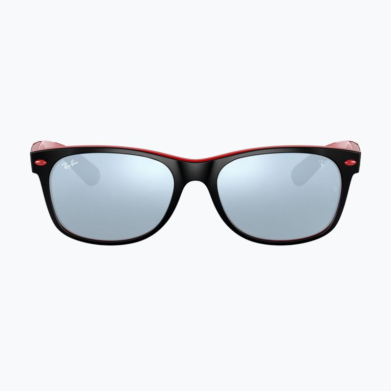 Ochelari de soare Ray-Ban RB2132M Scuderia black/silver flash 2